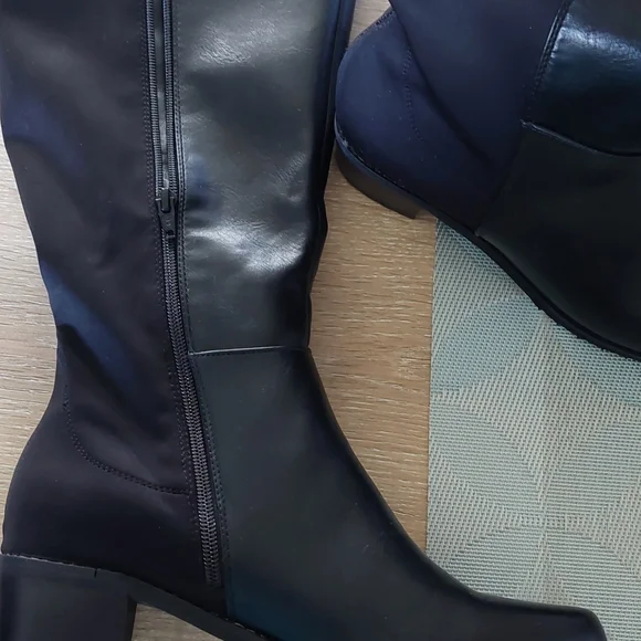 Alberto Black Dress Boots - Picture 3 of 4